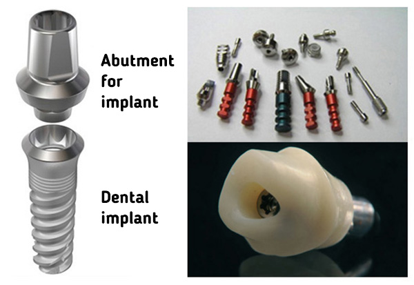Abutments for implants